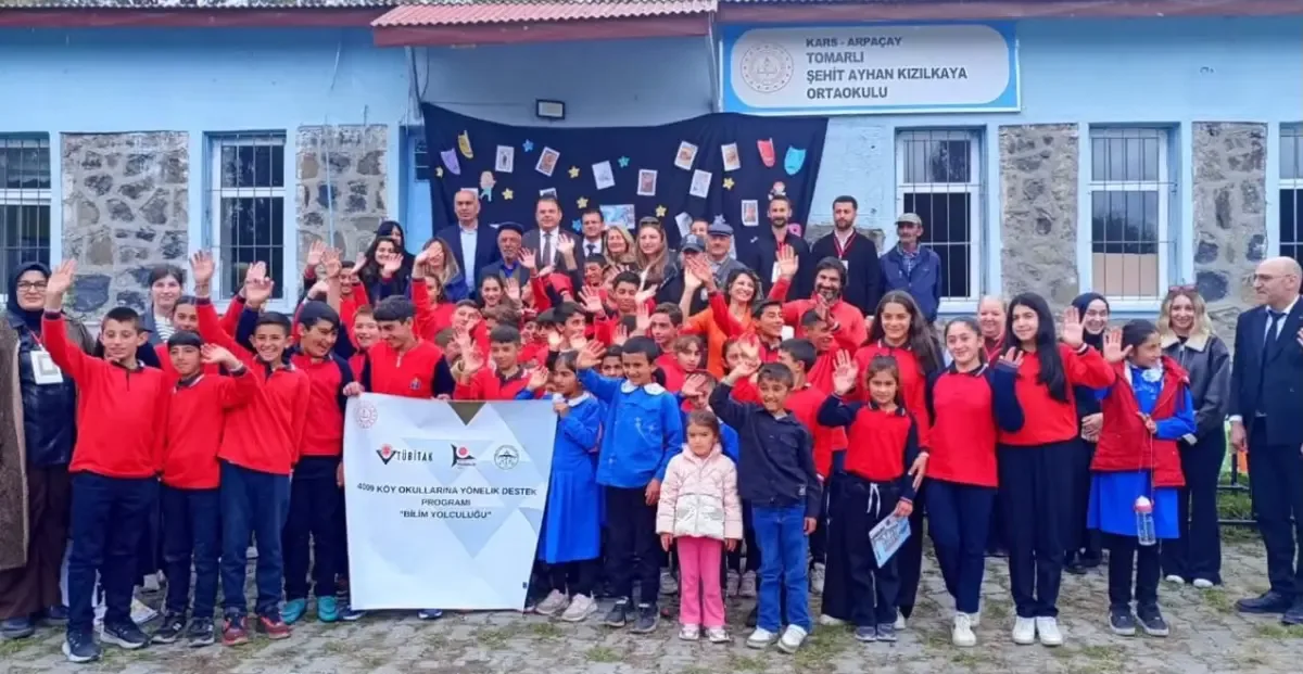 Kars’ta köy okulunda TÜBİTAK etkinliği